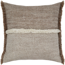 Forage Cloth Cushion with Fringing - Wren