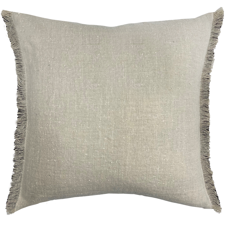 Kalahari Cushion with Fringe Detail - Honey Badger §