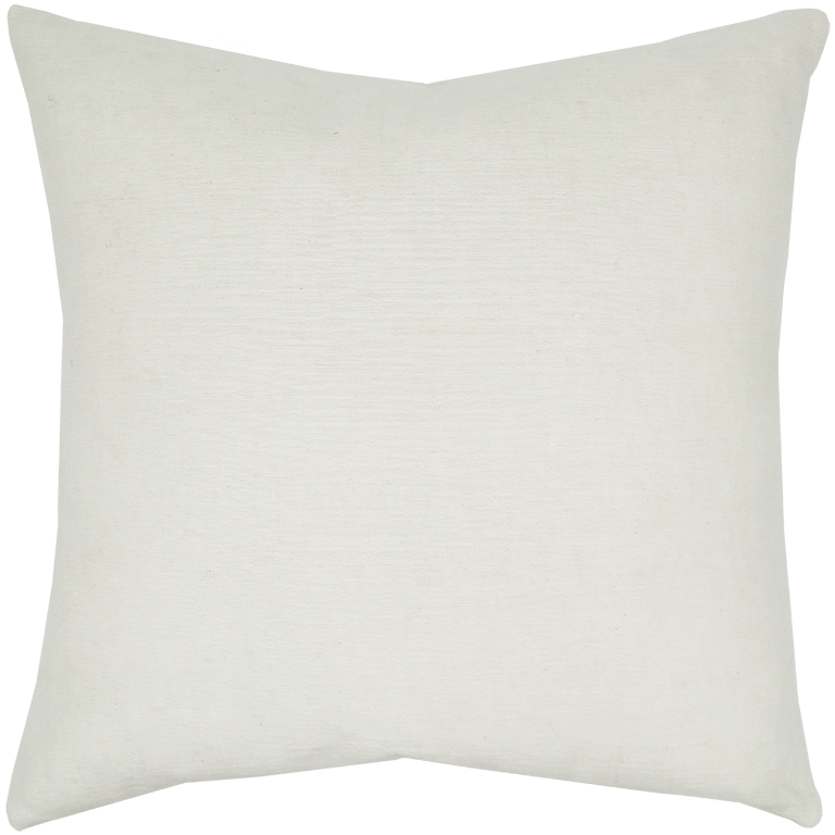 Lotus Cushion with Box Pleat Detail - Rice Paper