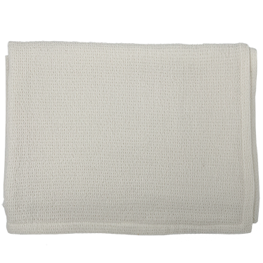 Merino Wool Waffle Throw - Cream §