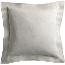 Vintage Cushion with Quilted Detail - Canvas §