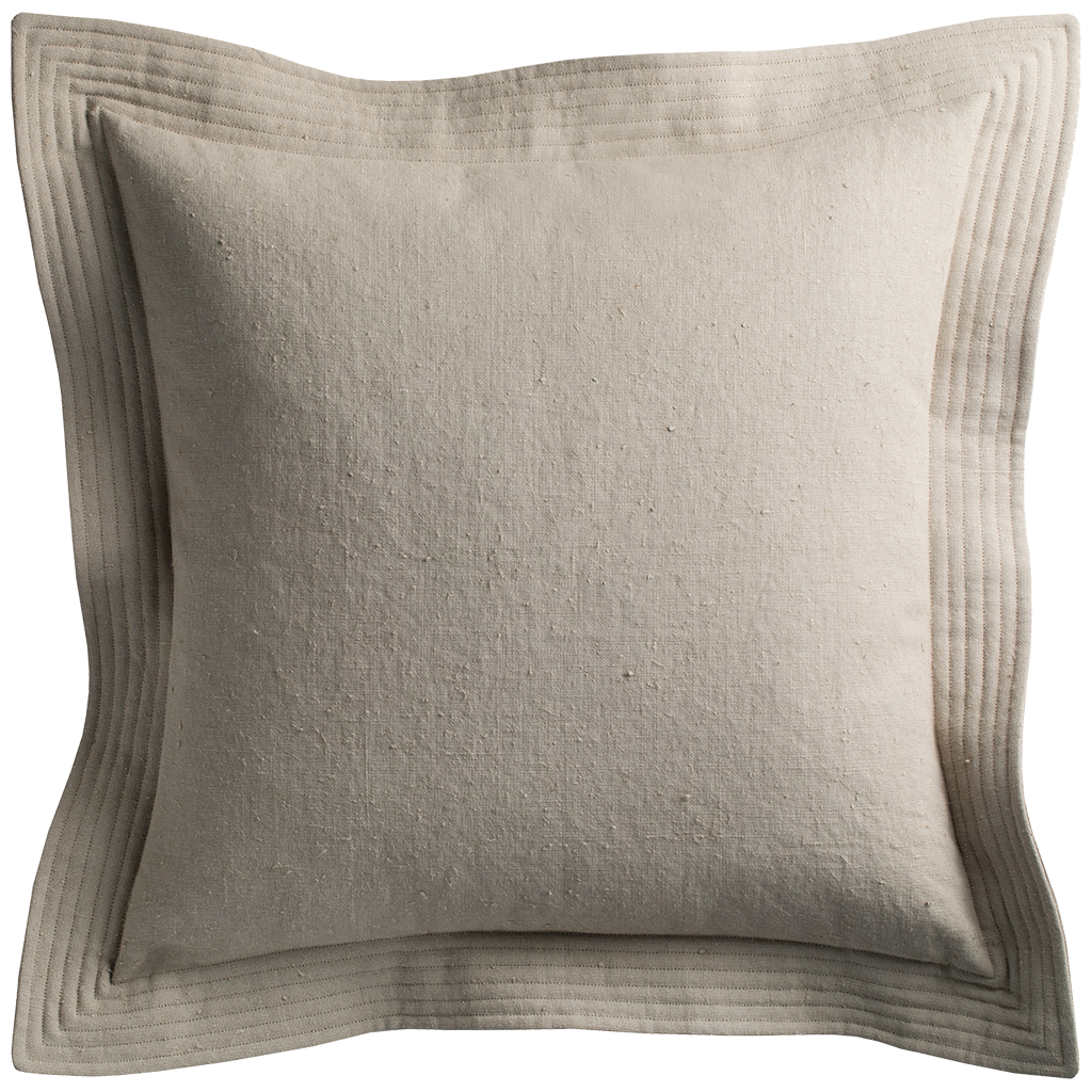 Vintage-Cushion-Quilted-Detail-Cement in a transparent background